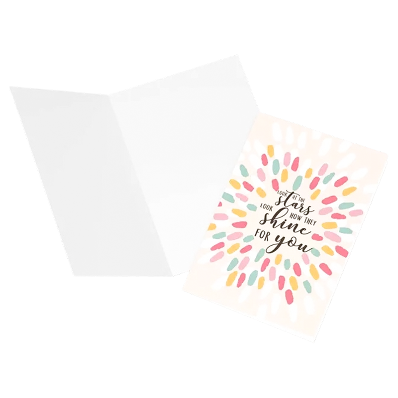 Tarjeta Creativa Tipo Postal de Agradecimiento Personalizada
