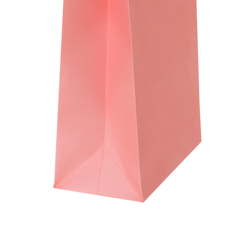 Bolsas de compras de papel Kraft de color caramelo con asas de papel retorcidas