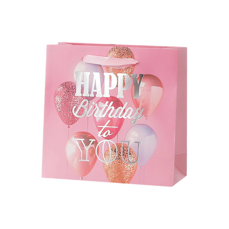 Bolsas de regalo de cumpleaños Kraft con asas Favores de fiesta