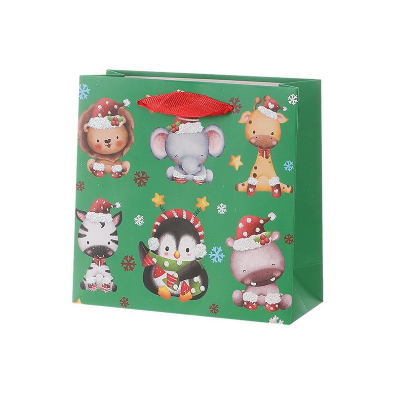 Bolsas de regalo de cumpleaños Kraft con asas Favores de fiesta