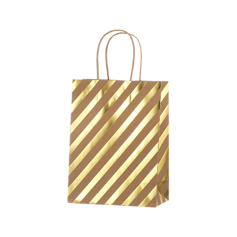 Bolsa de Regalo de Papel Kraft Económica con Asas e Impresión Personalizada