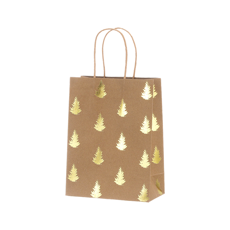 Bolsa de Regalo de Papel Kraft Económica con Asas e Impresión Personalizada