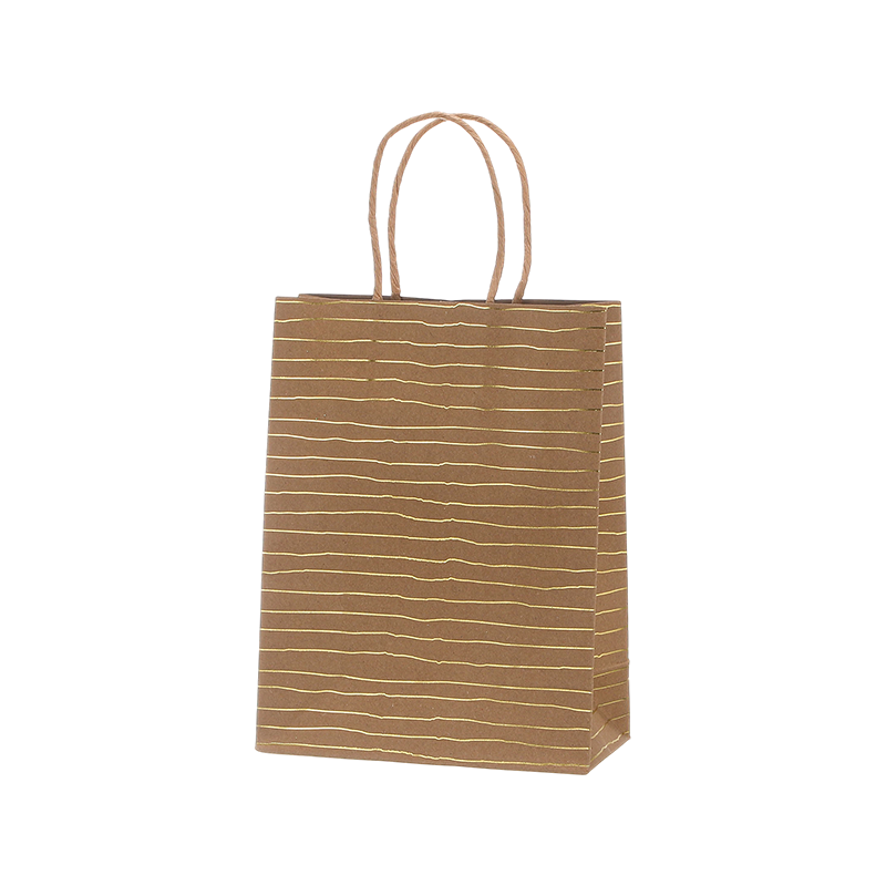 Bolsa de Regalo de Papel Kraft Económica con Asas e Impresión Personalizada