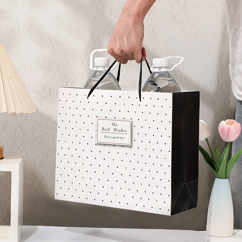 Bolsas de papel de regalo premium para compras minoristas y embalaje de regalos